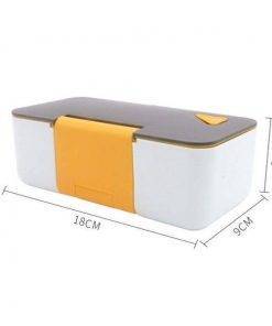 boîte à déjeuner design 650ml avec support de téléphone