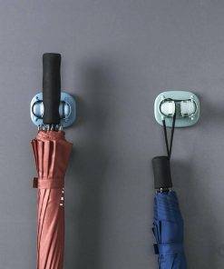 support manche fixation adhésive sans trou